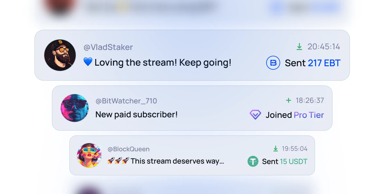 Direct Monetization for Streamers